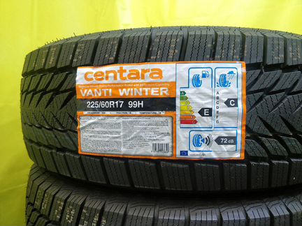 Pезина 225/60 R17 зимняя липучка Centara новая