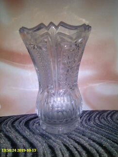 Ваза хрустальная Чехия