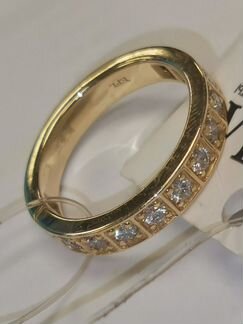Золотое кольцо с бриллиантами эпл Якутские бриллиа
