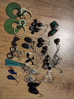 Сережки, цепочки, набор