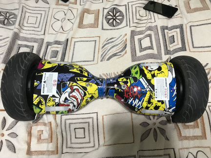 Гироскутер Smart Balance SUV Граффити жёлтый 10.5