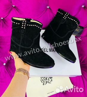 Сапоги isabel marant черные