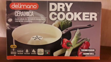 Сковорода-жароварка Delimano Dry Cooker Ceramica