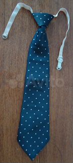 Галстук чёрны в мел.гор,перелив с тёмносин в чёрн