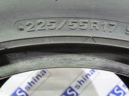 225 55 17 Dunlop бу шины 225-55-R17 105R