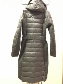 Пуховик-пальто с капюшонам Trussardi
