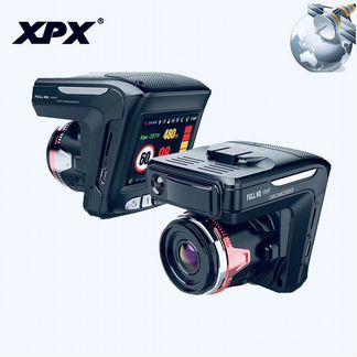 Видеорегистратор с антирадаром и GPS XPX G565