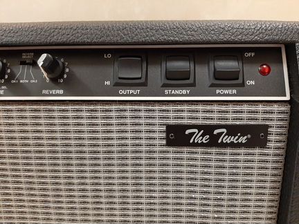 Гитарный ламповый усилитель Fender The Twin Black
