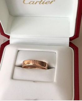 Золотое кольцо Cartier