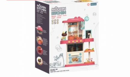 Детская Кухня kitchen вода, пар, планшет, звук