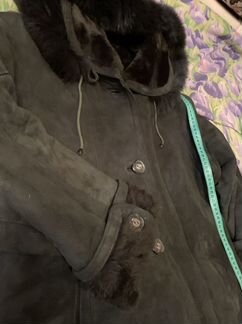 Дубленка винтаж женская мех