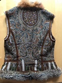 Жилетка натуральный мех