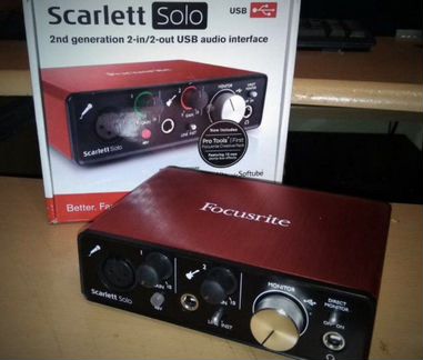 Звуковая карта focusrite scarlett solo