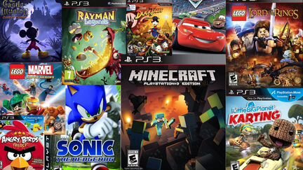 Детские игры PS3 Minecraft Sonic Lego