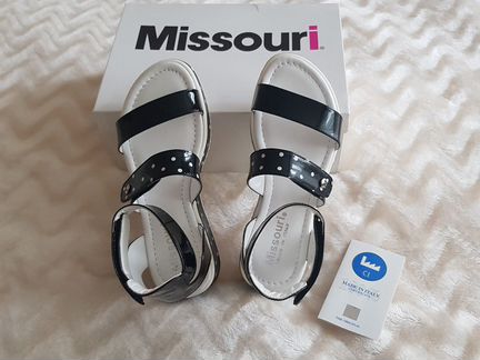Черные Босоножки от Missouri кожа 34 EUR