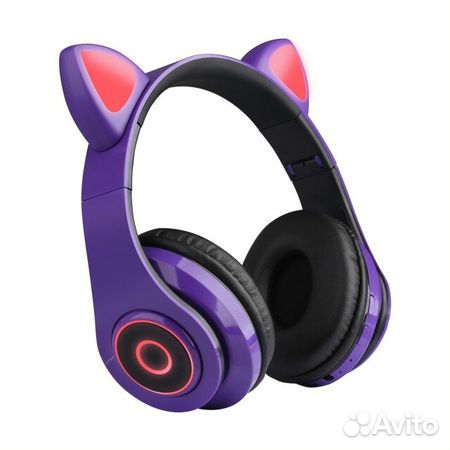 Новые Светящиеся беспроводные наушники Cat Ear