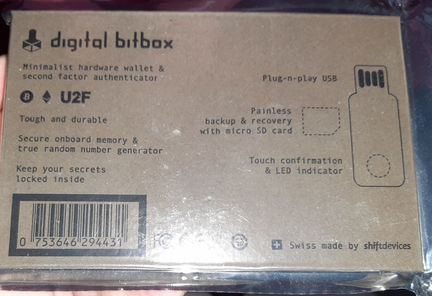 Digital bitbox. Кошелек