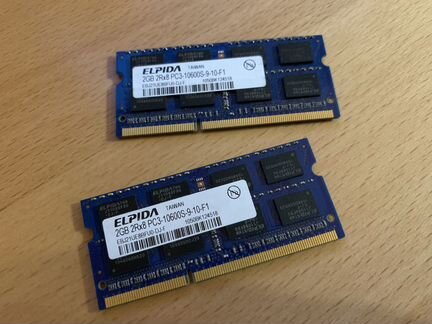 Оперативная память iMac 27 2009-2011 4Gb 2шт