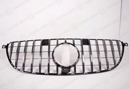 Мерседес гле 166 решетка жт хром на бампер 63 амг