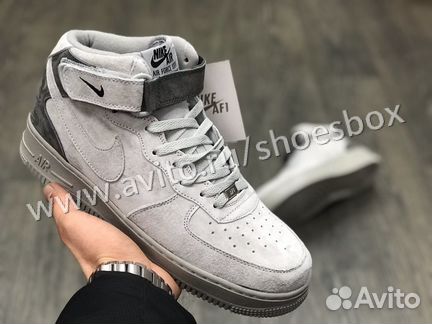 Nike Air Force 1 красно белые