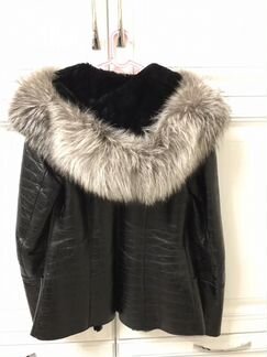 Куртка кожаная зимняя Albertini collezione