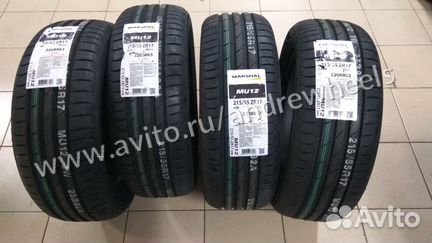 215/55/17 Marshal/Kumho MU12 UHP Новые Шины