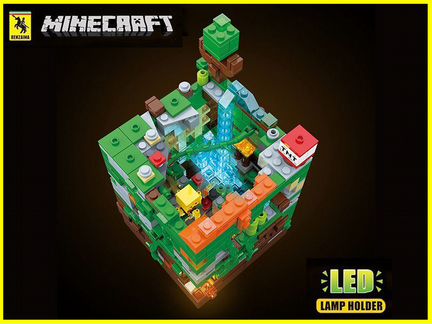 Конструктор renzaima Minecraft 679 Джунгли LED