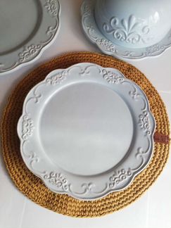 Вязаная салфетка