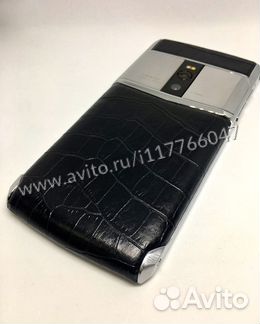 Vertu Signature Touch Jet Steel Alligator Верту