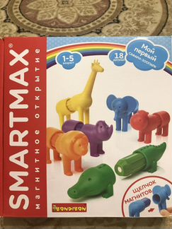 Smartmax магнитный конструктор “Мой первый сафари
