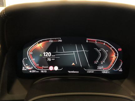 BMW G панель приборов led