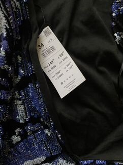 Вечернее платье с пайетками новое с этикеткой