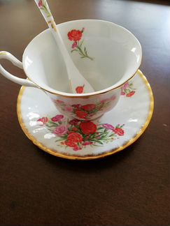 Чайное трио Porcelain of England Royal Crown