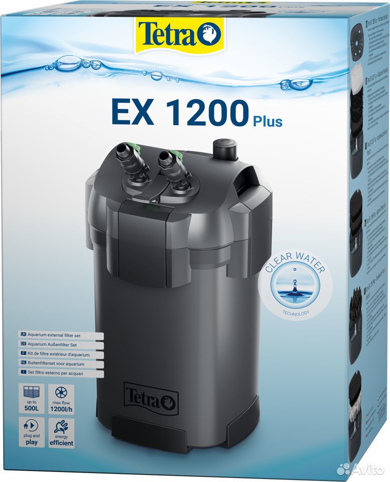 Внешний фильтр Tetra EX 1200 Plus новый гарантия