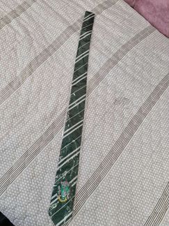 Галстук Слизерин с вышитым гербом факультета Slyth