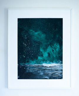 Абстрактные рисунки для интерьера, акрил 29*40 см