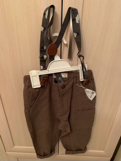 Детские брюки с подтяжками Zara