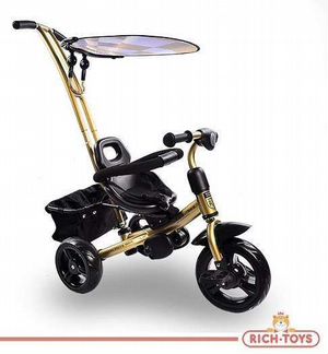 Велосипед rich toys lexus trike gold