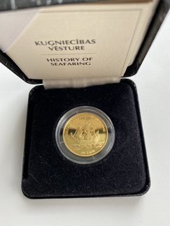 20 latu коллекционная монета не бывшая в обращение