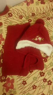 Комплект шапка, шарф