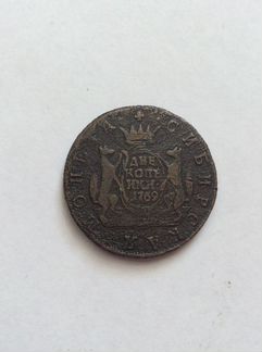 2 копейки 1769 года, км, сибирские