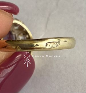 Винтаж: кольцо СССР александрит