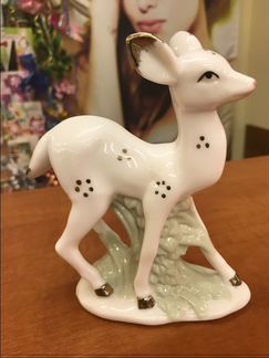 Фарфоровая Статуэтка «Оленёнок»
