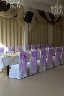 Свадебные банты на стулья