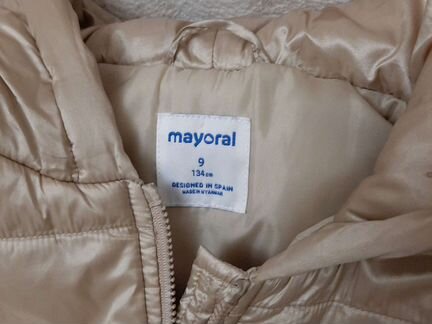 Пальто для девочки весна осень Майорал