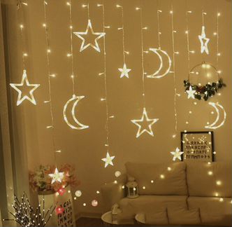 Гирлянда со звёздами