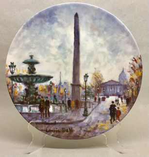Тарелка Париж фарфор Лимож Limoges