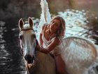 Фотосессия с лошадью в воде объявление продам