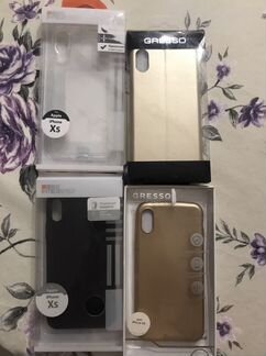 Комплект новых чехлов для iPhone X Xs