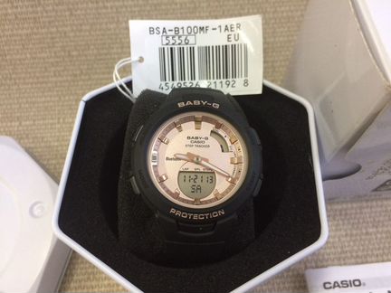 Casio BSA-B100MF-1A Bluetooth, шагомер